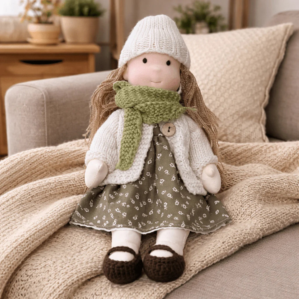 Kids Doll Toy Baby Doll Handmade Play Companion Gift Toy