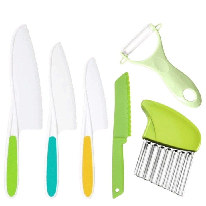 Kids Knife Set Toddler Cooking Utensils Kitchen Tools