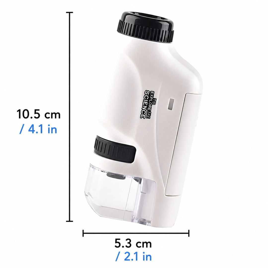 Kids Portable Microscope Handheld Pocket App-Compatible