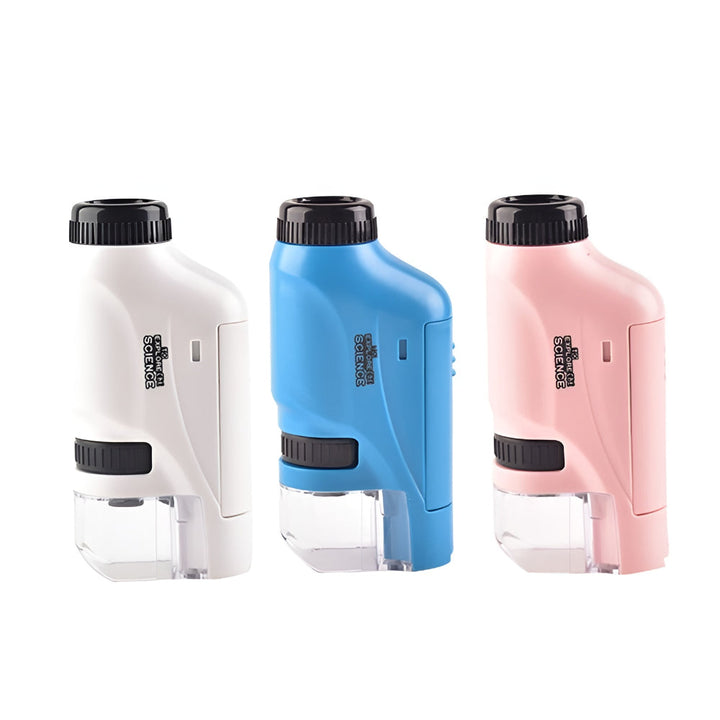 Kids Portable Microscope Handheld Pocket App-Compatible
