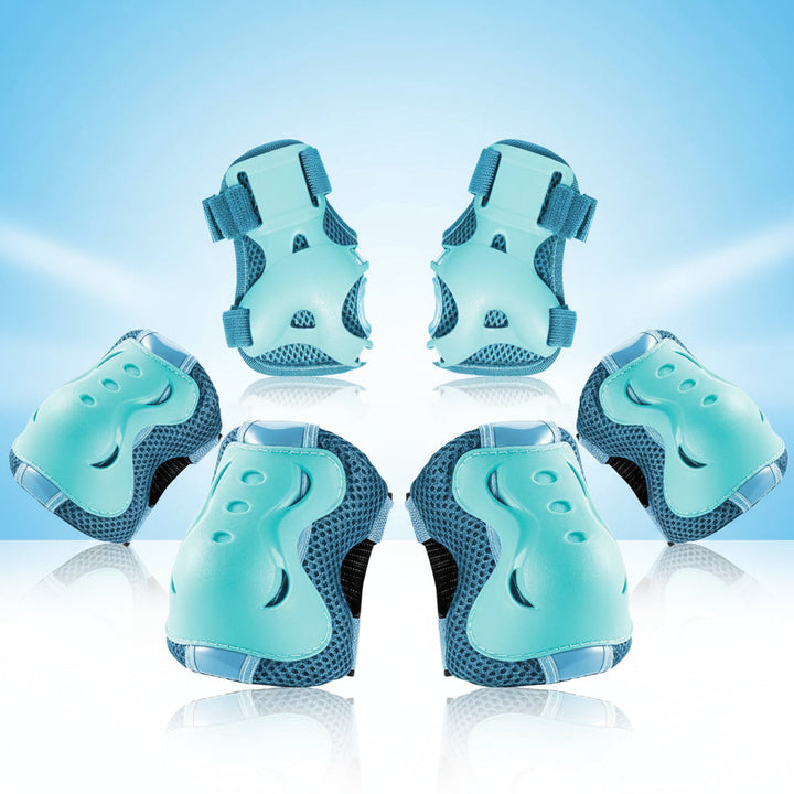Kids Protective Gear Set Adjustable Knee Elbow Wrist Pads