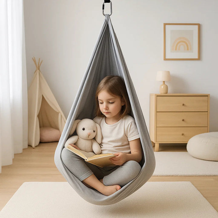 Kids Swing Sensory Therapy Indoor Hanging Pod Seat