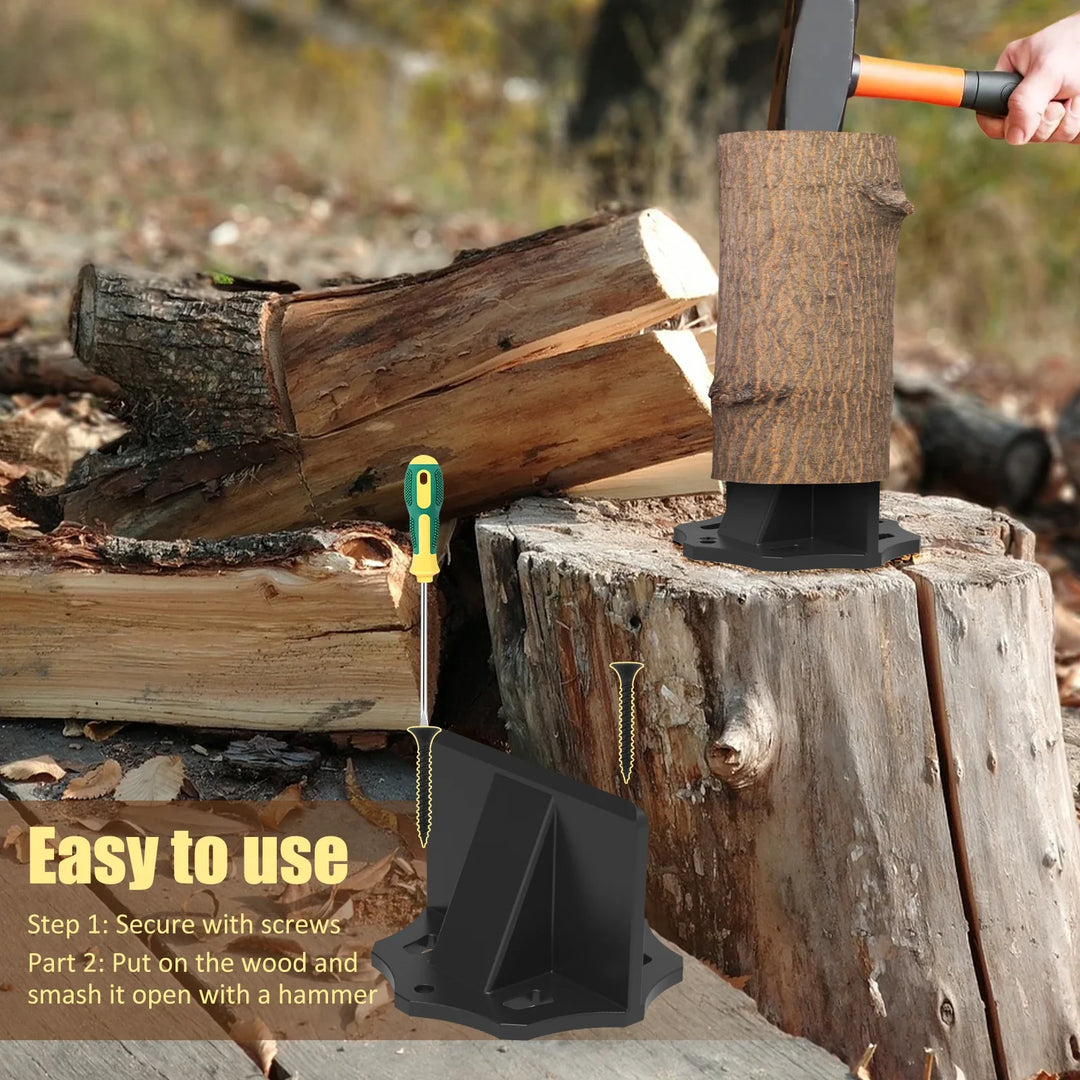KindlePro | Carbon Steel Log Splitter | Portable Tool with Cloth Bag