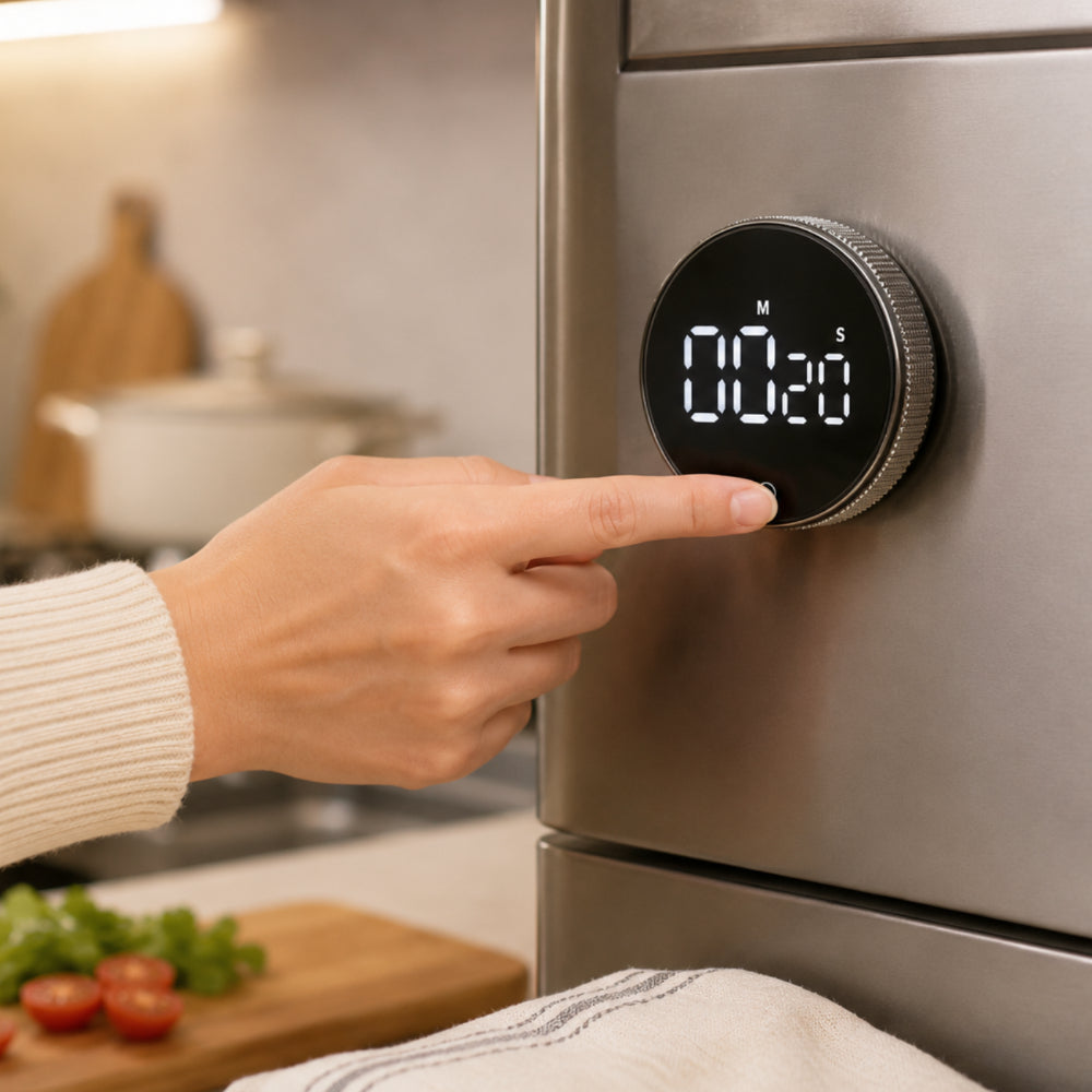 Kitchen Timer Digital Countdown Magnetic Cooking Clock