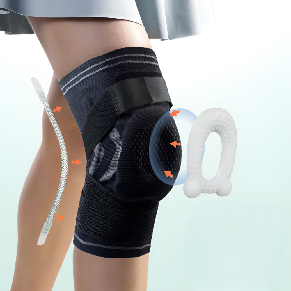 Knee Brace Compression Adjustable Support Sleeve Stabilizer