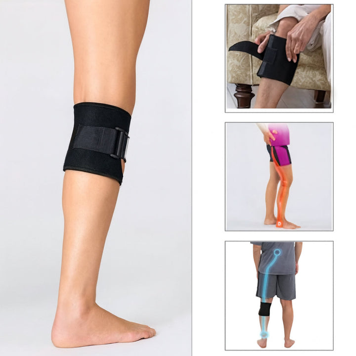 Knee Brace Leg Support Adjustable Compression Strap Pad