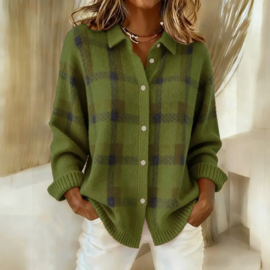 Women’s Casual Oversized Cardigan Long Sleeve Button Front