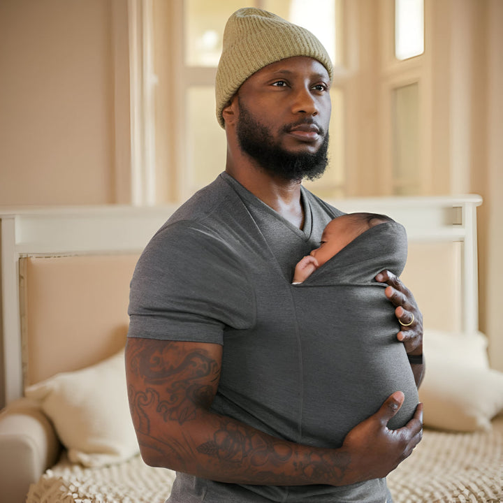 Baby Carrier Tee Hands-Free Wrap Shirt Style Infant Holder