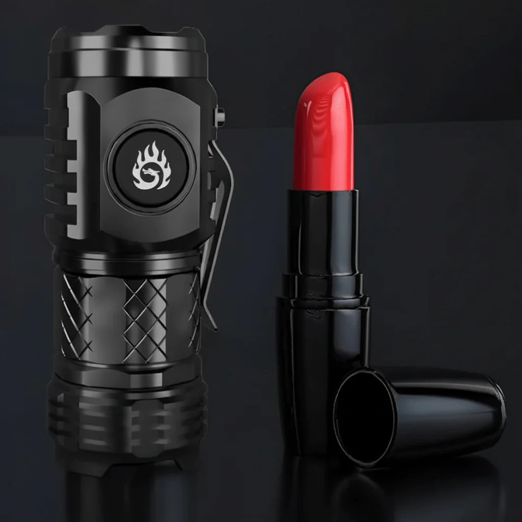 Mini Flashlight LED Compact Rechargeable Waterproof Handheld Torch