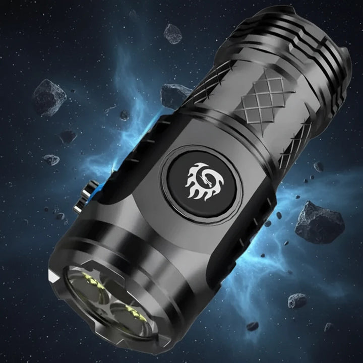 Mini Flashlight LED Compact Rechargeable Waterproof Handheld Torch