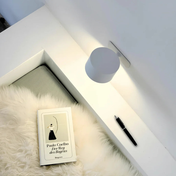 Wall Light Cordless Rotating LED Night Lamp