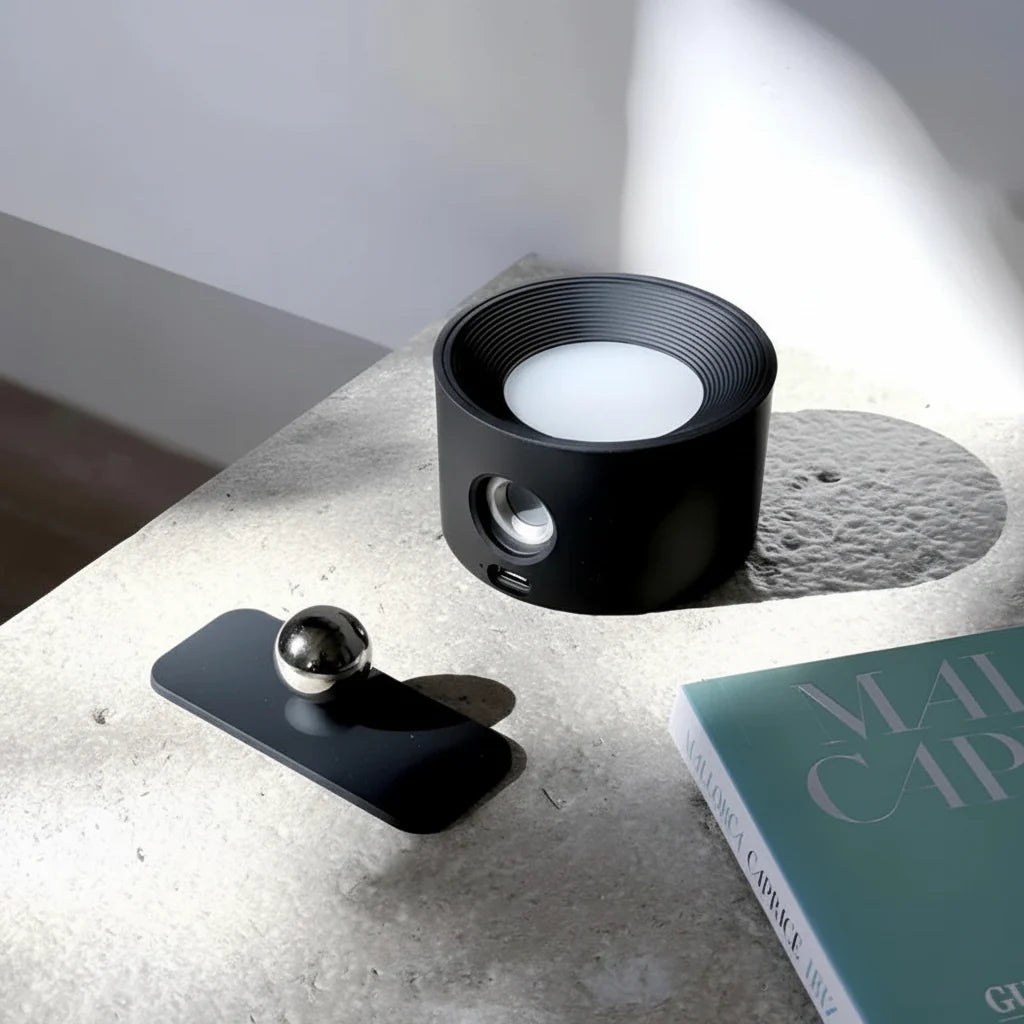 Wall Light Cordless Rotating LED Night Lamp