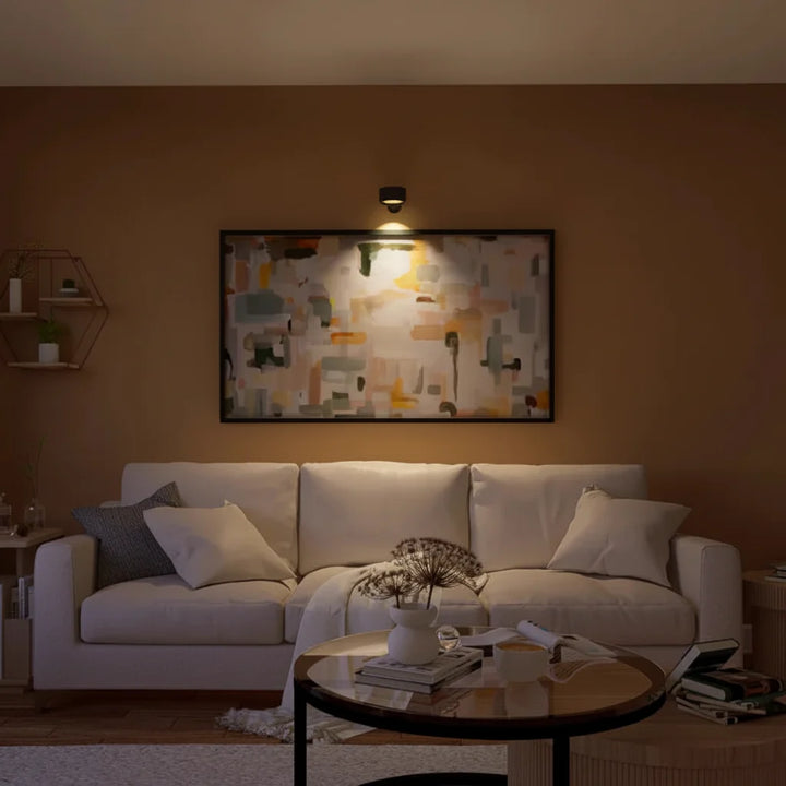 Wall Light Cordless Rotating LED Night Lamp