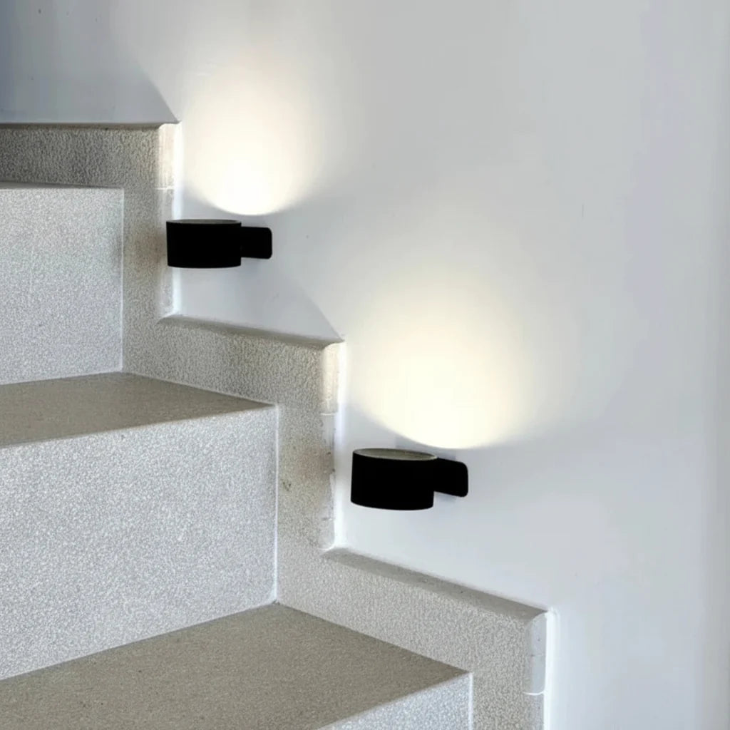 Wall Light Cordless Rotating LED Night Lamp