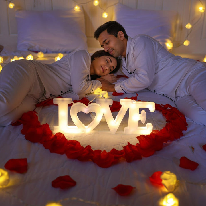 Wall Decor Heart LED Night Light Battery Powered Valentine Gift
