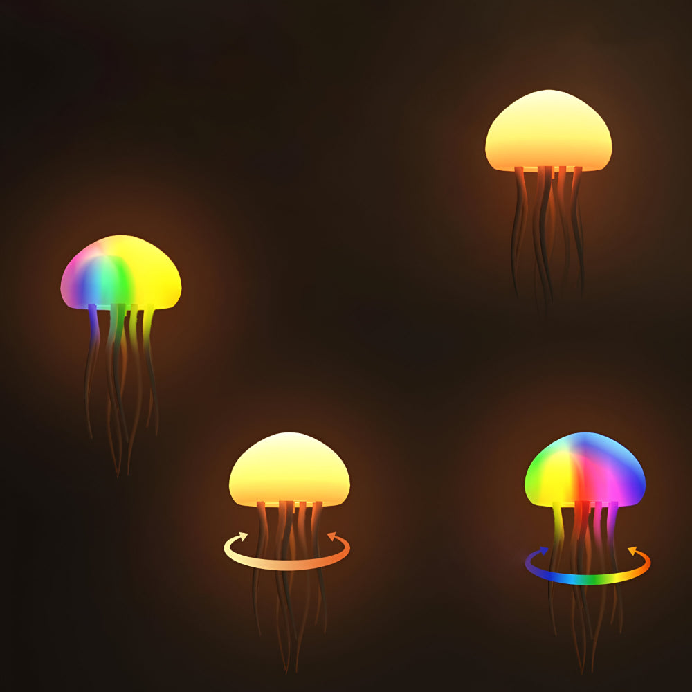 LED Lamp Ambient Mood Light Jellyfish Style Night Light Décor