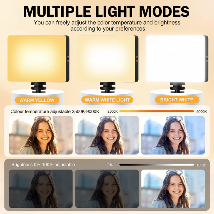 Selfie Light Clip On LED Phone Camera Light Adjustable Modes
