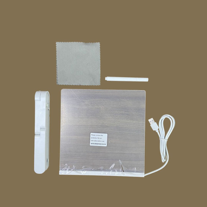 Drawing Writing Board LED Light Kids Creative Surface
