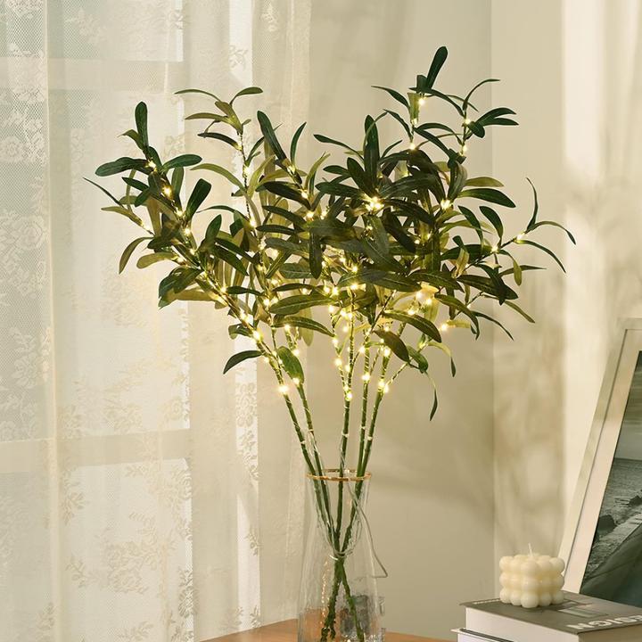 Home Decor LED Branch Floral Table Light Natural Accent
