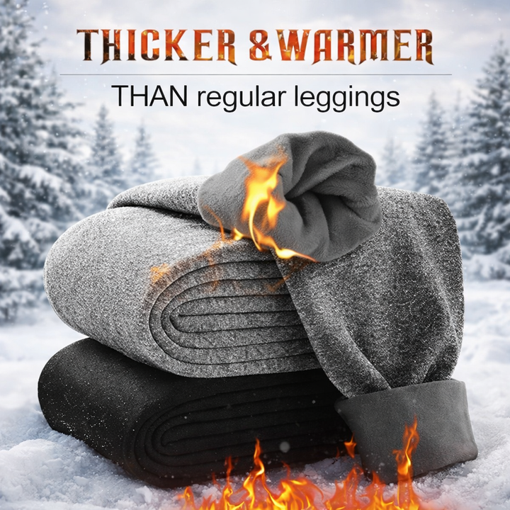 Leggings High Waist Pocket Winter Workout Trousers