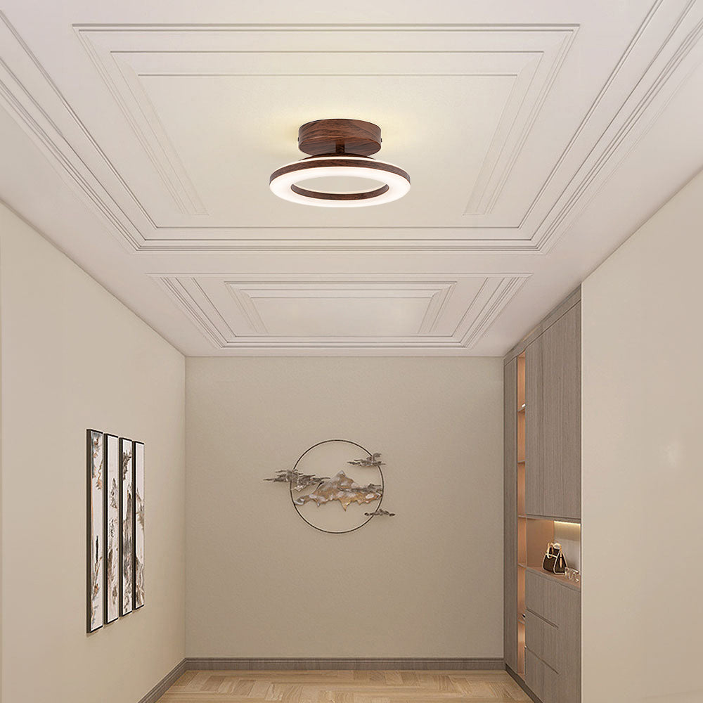 Acrylic Round LED Ceiling Light | Modern Hallway &amp; Entrance Fixture