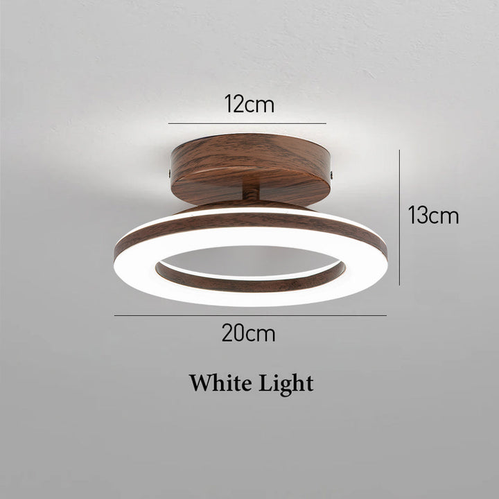Acrylic Round LED Ceiling Light | Modern Hallway &amp; Entrance Fixture