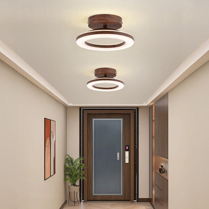 Acrylic Round LED Ceiling Light | Modern Hallway &amp; Entrance Fixture