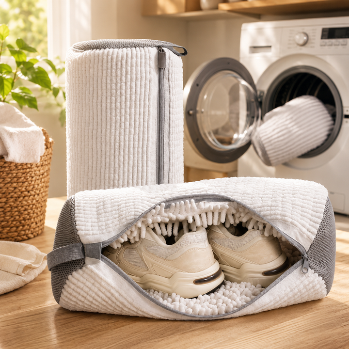 Laundry Bag Shoe Washing Bag Zippered Trainer Cleaning Pouch