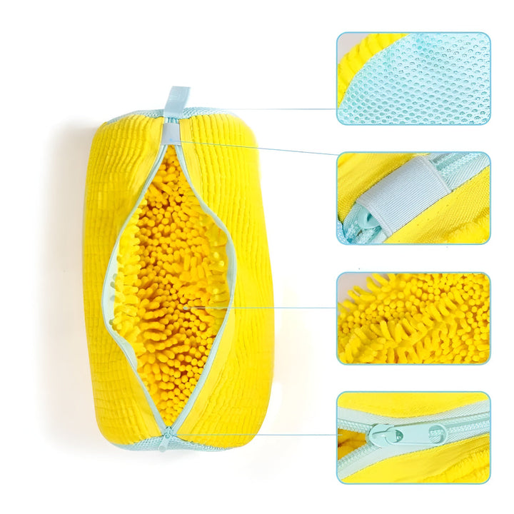 Laundry Bag Shoe Washing Bag Zippered Trainer Cleaning Pouch