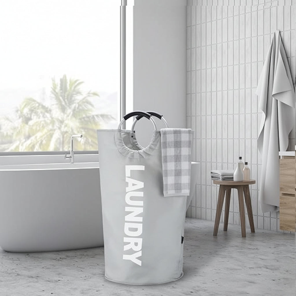 Laundry Hamper Large Foldable Waterproof Fabric Basket