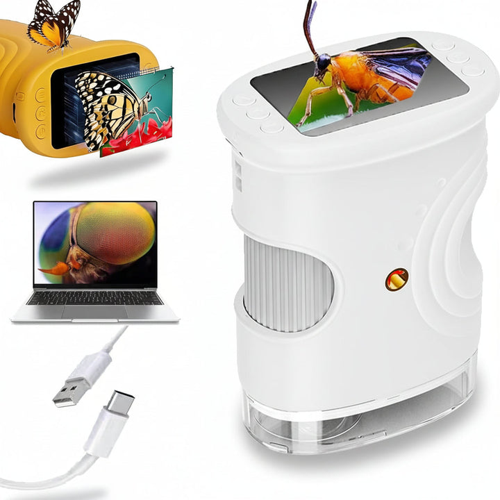 Digital Microscope Portable Handheld 1000x LED Learning Camera