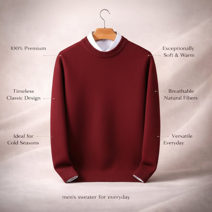 Mens Weather Jumper Warm Winter Pullover