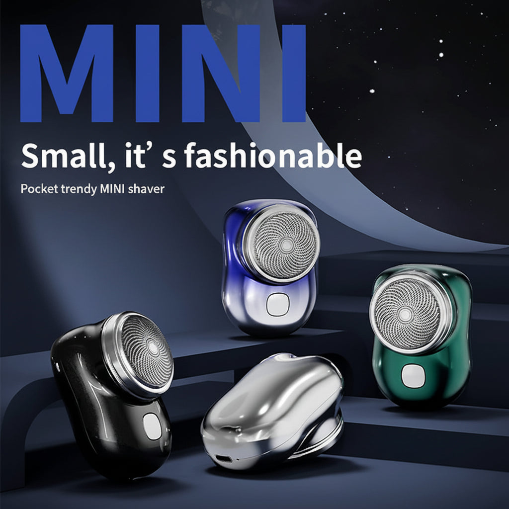 Electric Shaver Portable Mini Metal Beard Hair Trimmer