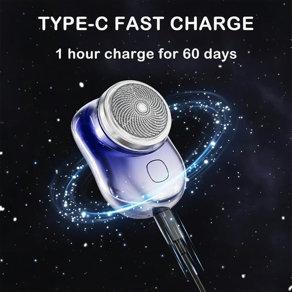 Electric Shaver Portable Mini Metal Beard Hair Trimmer