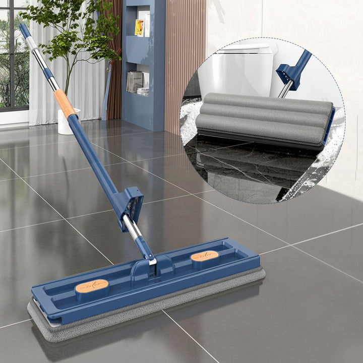 Floor Mop Flat Microfiber Spray Mop Long Handle Cleaning System