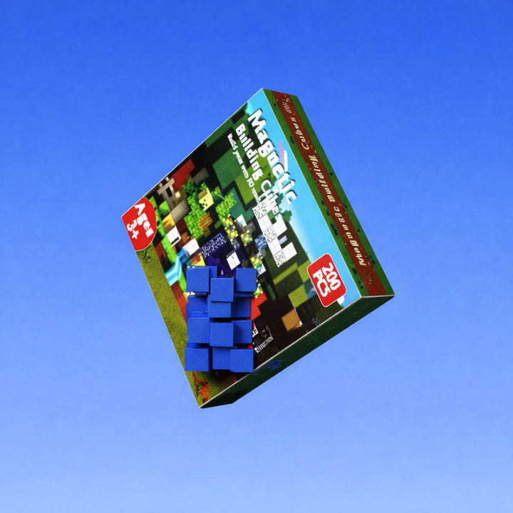 Magnetic Blocks Creative Building Cube Set Kids Play