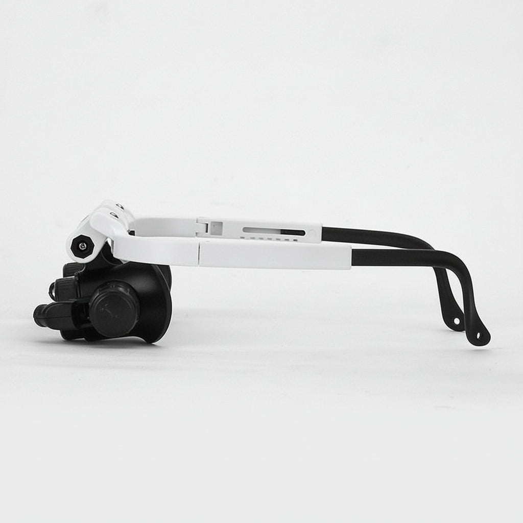 Magnifying Glass Headset LED Light Adjustable Headband Lens