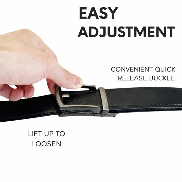 Men’s Belt Adjustable Ratchet Buckle Casual Formal Wear