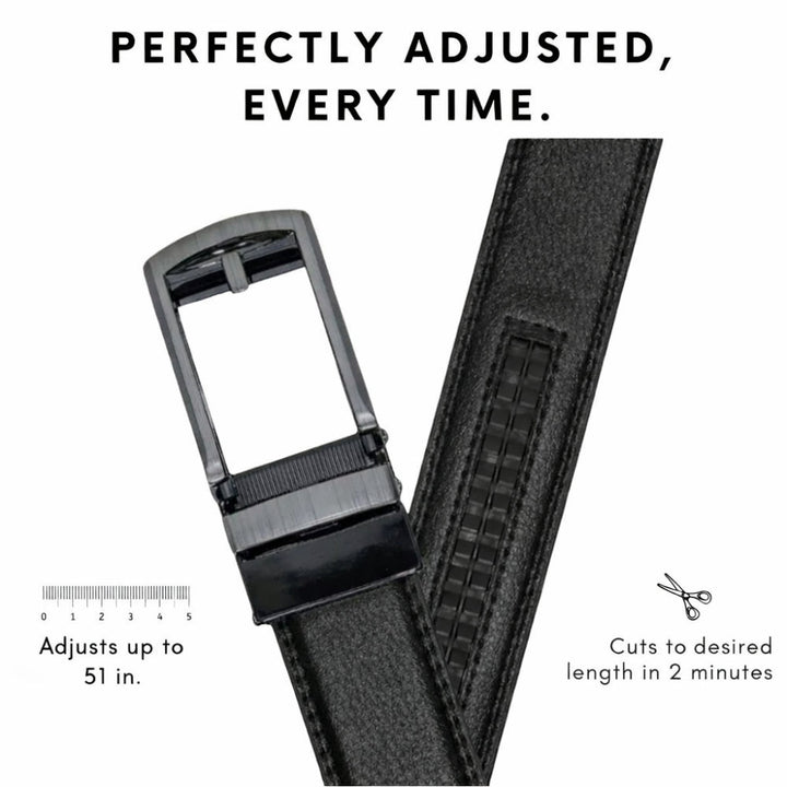 Men’s Belt Adjustable Ratchet Buckle Casual Formal Wear