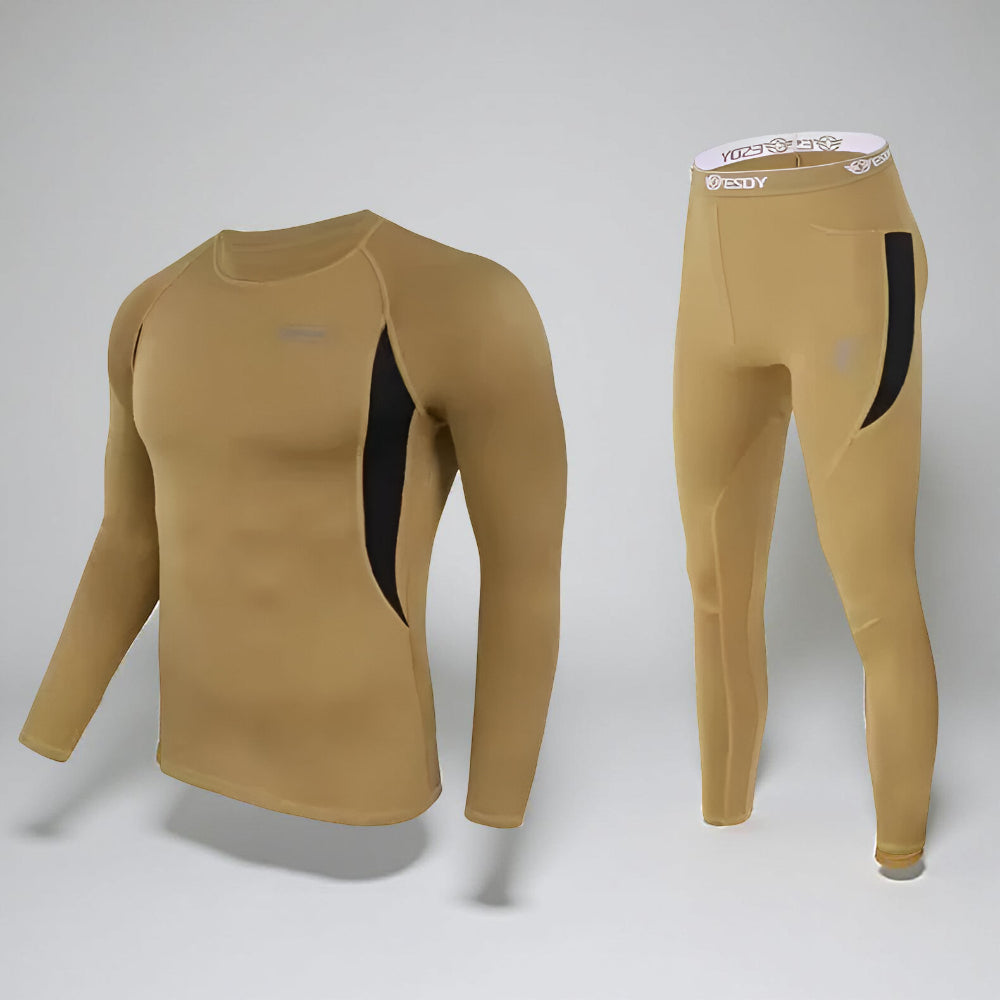 Men’s Long Johns Base Layer Winter Clothing Set