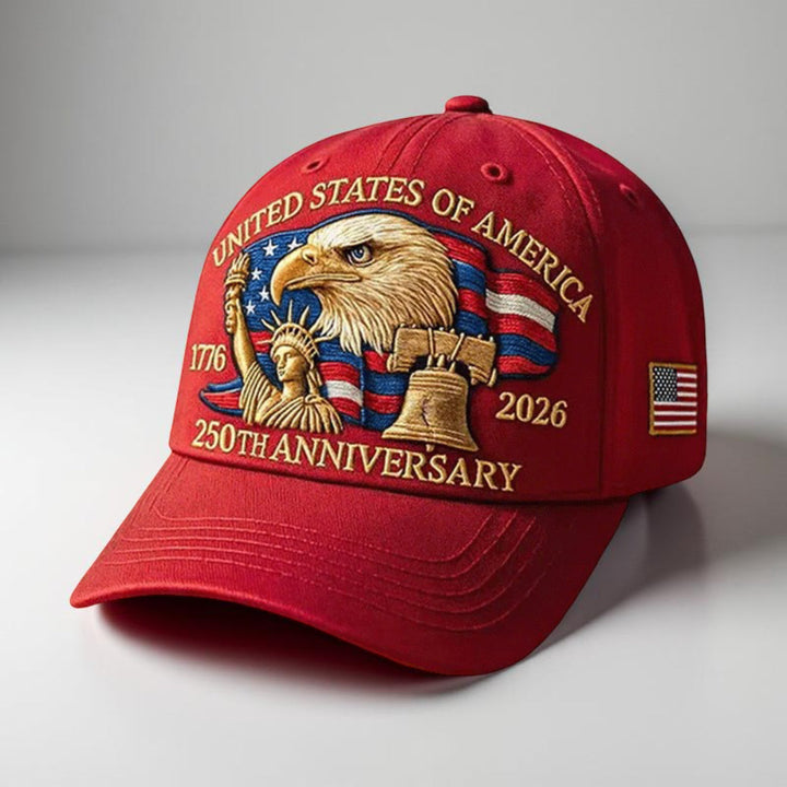 Men’s Veterans Baseball Cap Embroidered Eagle Hat