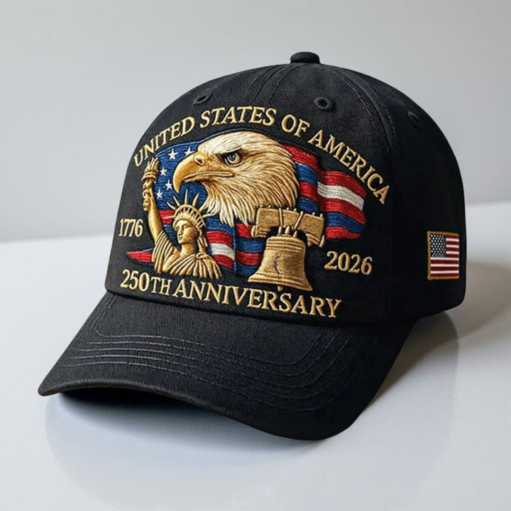Men’s Veterans Baseball Cap Embroidered Eagle Hat