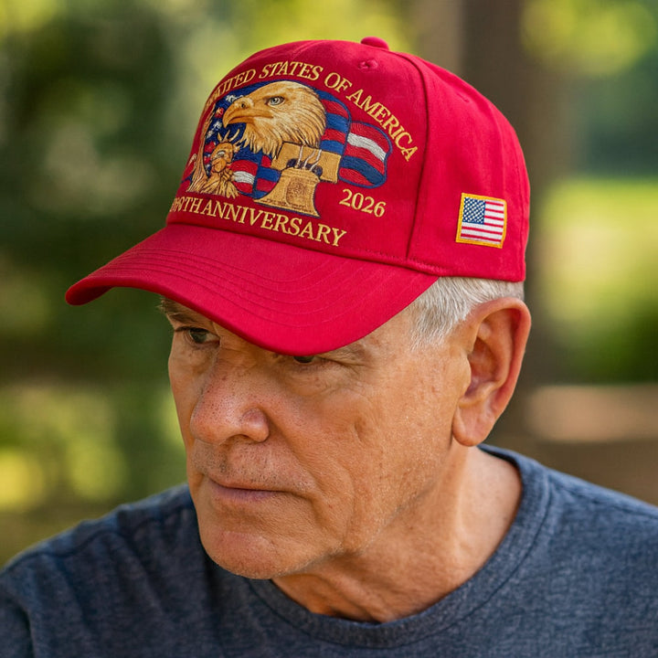 Men’s Veterans Baseball Cap Embroidered Eagle Hat