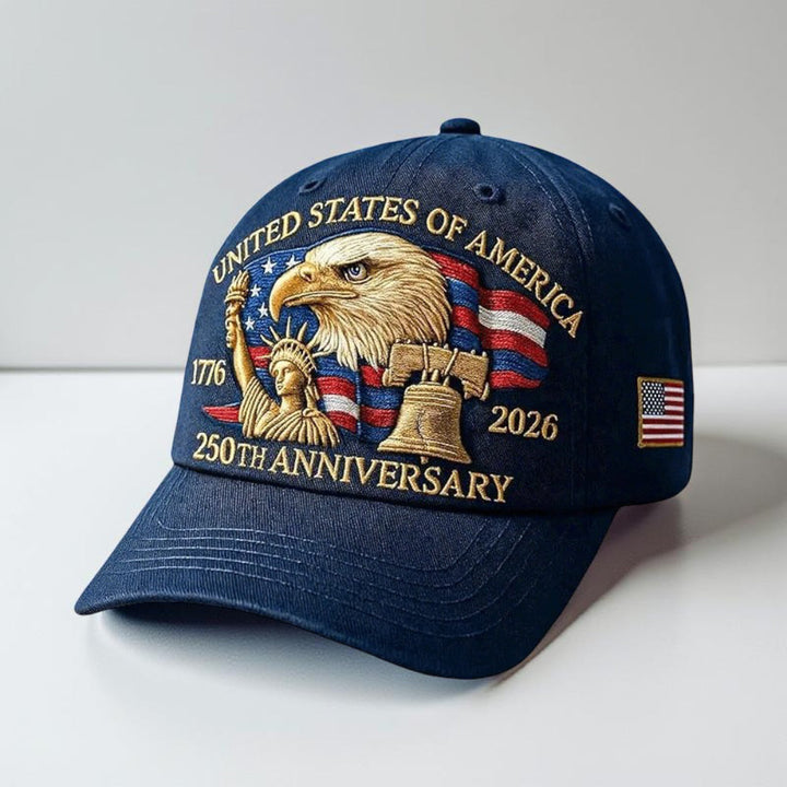 Men’s Veterans Baseball Cap Embroidered Eagle Hat