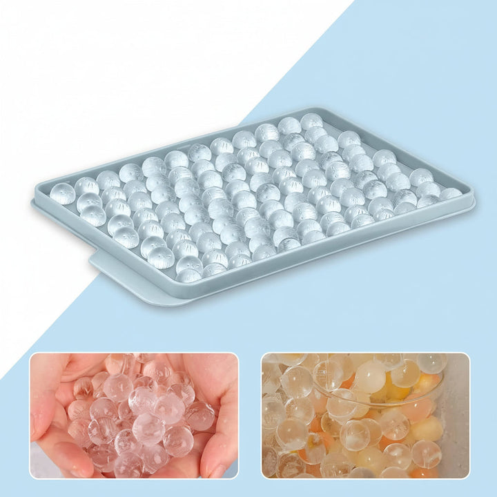 Ice Cube Tray Mini Silicone Round Ice Ball Mold Bottles