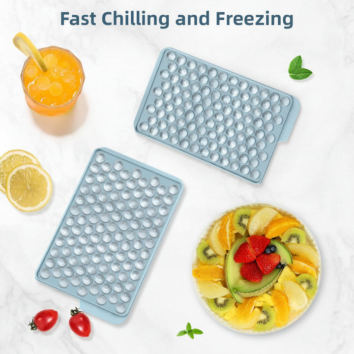 Ice Cube Tray Mini Silicone Round Ice Ball Mold Bottles