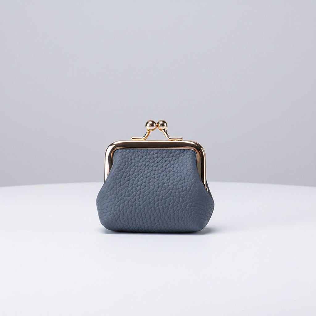 Mini Jewellery Box Genuine Leather Organizer Gold Clasp Travel