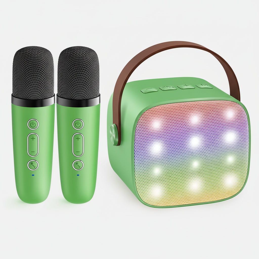 Karaoke Machine Bluetooth Portable Speaker Wireless Microphones