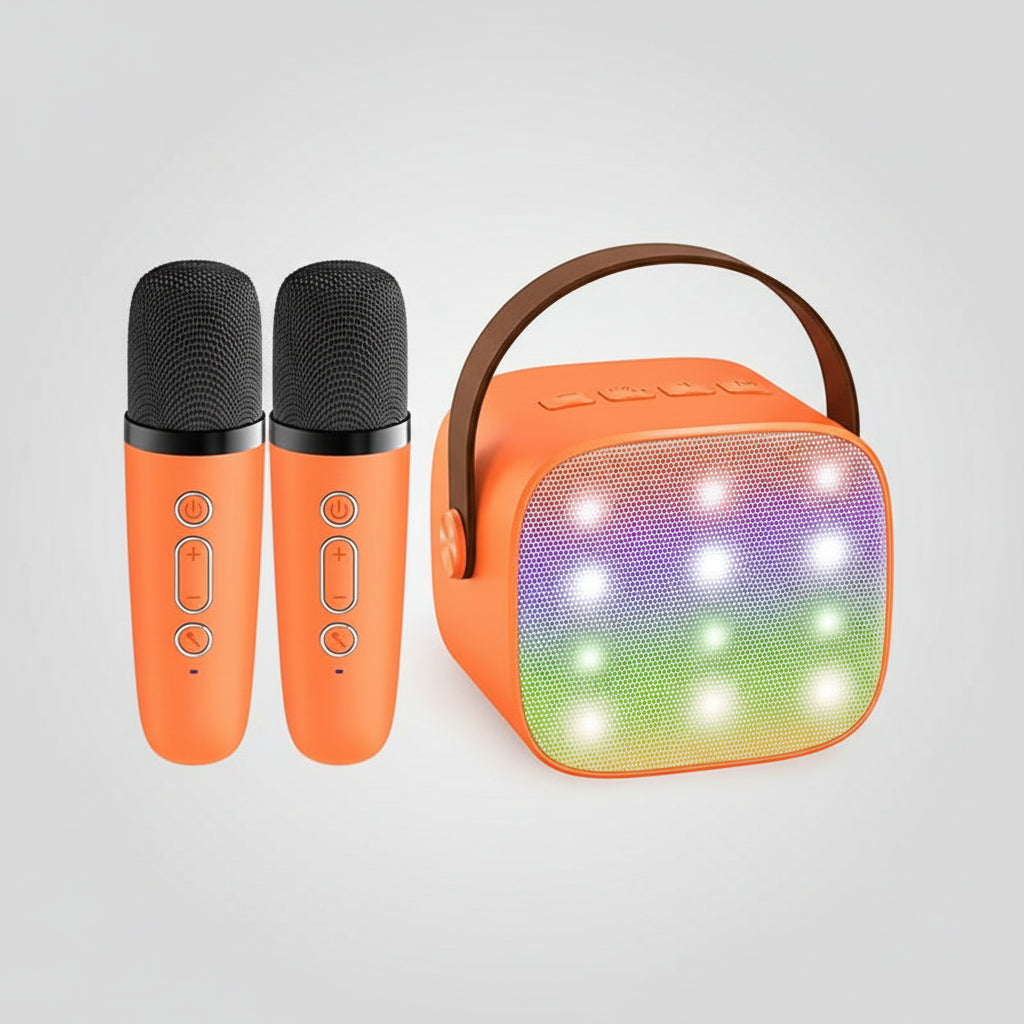 Karaoke Machine Bluetooth Portable Speaker Wireless Microphones