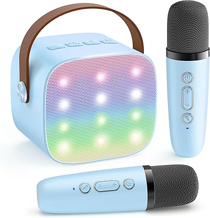 Karaoke Machine Bluetooth Portable Speaker Wireless Microphones